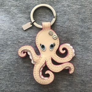 Coach Octopus Keychain